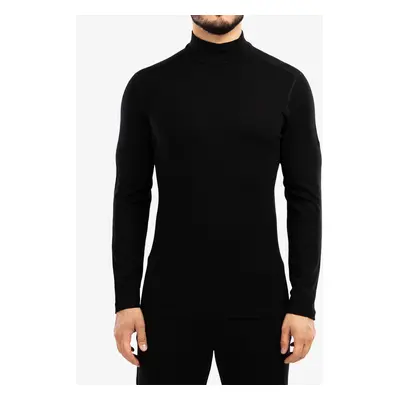 Icebreaker Tech LS Turtleneck Termoaktív Felső - black