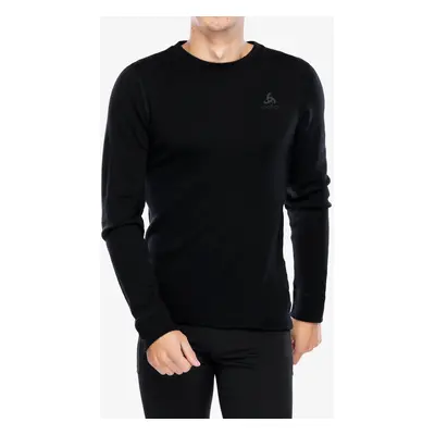 Odlo Merino BL Top Crew Neck LS Termoaktív felső - black