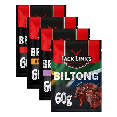 Jack Link&#039;s 4-Pack Beef Jerky x g + Biltong x g Készlet