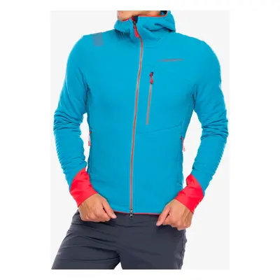 La Sportiva Bristen Thermal Hoody Polárdzseki - tropic blue/cherry tomato