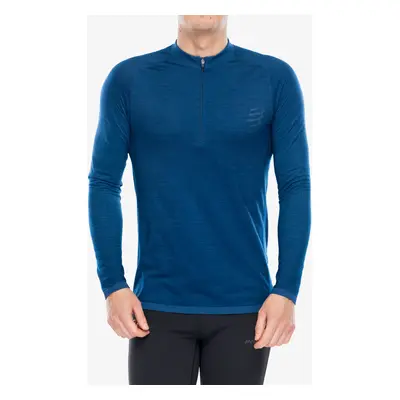 Compressport Trail HZ LS Tshirt Futófelső - poseidon