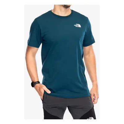 The North Face Vertical SS Tee Pamutpóló - midnight petrol