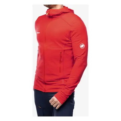 Mammut Taiss Light ML Hooded Jacket Cipzáras felső - mammut red