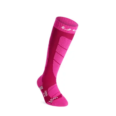 UYN Junior Ski Socks Gyerekzokni - pink