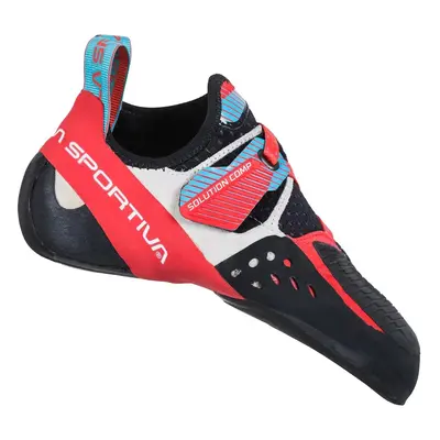 La Sportiva Solution Comp Női mászócipő - hibiscus/malibu blue