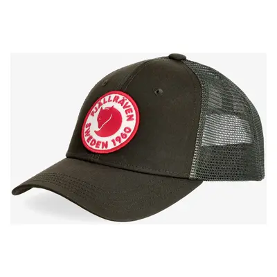 Fjallraven Logo Langtradarkeps Baseball-Sapka - deep forest