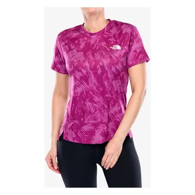 The North Face Flex S/S Tee Reg Aop Gyorsan száradó női póló - cyber berry waterfall prizm