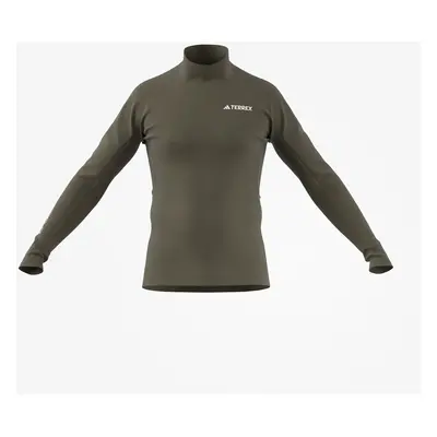 adidas TERREX Xperior Longsleeve Férfi pulóver - olive strata