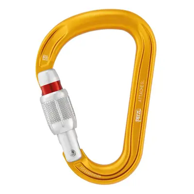 Petzl Attache Screw-Lock Karabiner - yellow