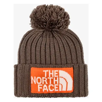 The North Face Heritage Ski Tuke Téli sapka - smokey brown/tnf orange