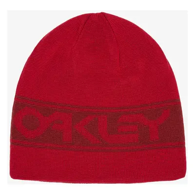 Oakley Tnp Reversible Beanie Téli Sapka - red line/iron red