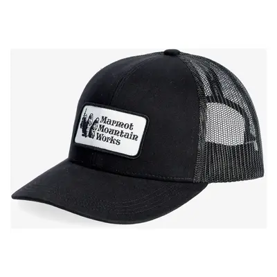 Marmot Retro Trucker Hat Baseball-Sapka - black/black