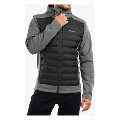 Columbia Out-Shield Insulated Full Zip Hoodie Férfi Dzseki - city grey/shark