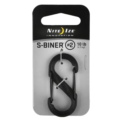 Nite Ize S-Biner Plastic Gate Kulcstartó Karabiner - black