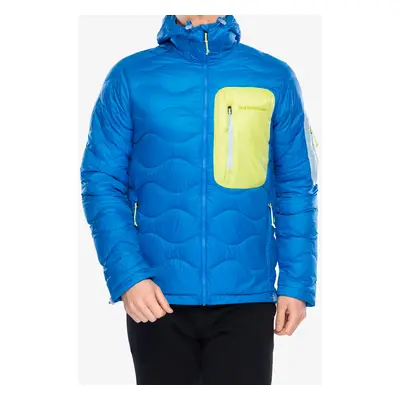 Peak Performance Helium Utility Down Hood Jacket Pehelykabát - bril blue/cloud/sunny adventur