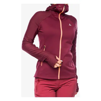 Schoffel Fleece Hoody Rotbach Női felső - dark burgundy