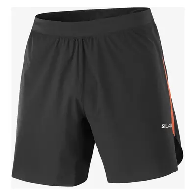 Salomon S/Lab Speed Spl Shorts Rövid futónadrág - deep black/fiery