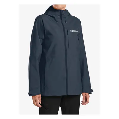 Jack Wolfskin Tempest 2L Jacket Női esőkabát - midnight sky