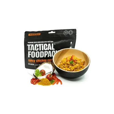 Tactical Foodpack Fűszeres csirke curry Liofilizált étel g