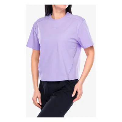 Salomon Trackline S/S Tee Női póló - violet tulip