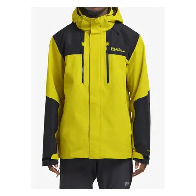 Jack Wolfskin Jasper 2L Jacket Esőkabát - chartreuse