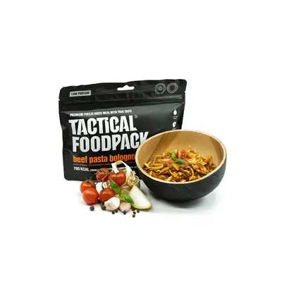 Tactical Foodpack liofilizált étel, bolognai spagetti marhahússal, g