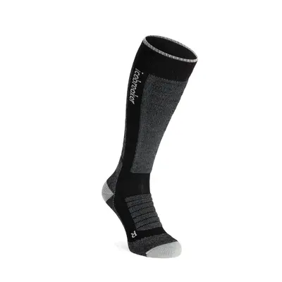 Icebreaker Merino Ski+ Medium OTC Sízokni - black/ether/graphite