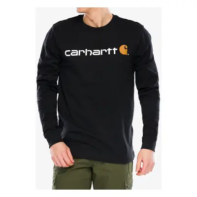 Carhartt Core Logo T-Shirt L/S Férfi pulóver - black