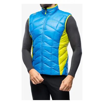 La Sportiva Aiguille Down Vest Pehelymellény - electric blue/lime punch