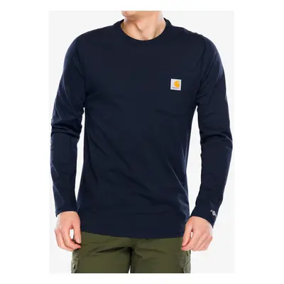 Carhartt Force Flex Pocket T-Shirt L/S Férfi pulóver - navy