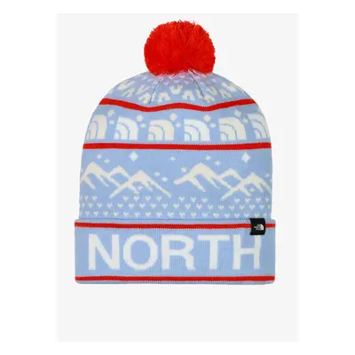 The North Face Ski Tuke Téli sapka - cornflower/white dune/red