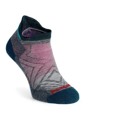 Smartwool Run Zero Cushion Low Ankle Socks Női Merino Gyapjú Zokni - medium gray