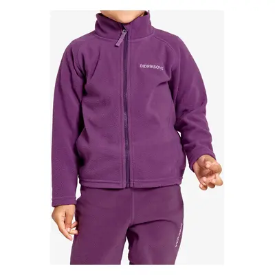 Didriksons Monte Full Zip Gyermek pulóver - grape