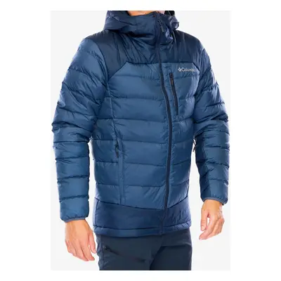 Columbia Autumn Park Down Hooded Jacket Pehelykabát - dark mountain/collegiate navy