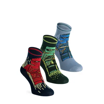 LEGO Lwagan 3-Pack Socks Gyerekzokni - dark navy