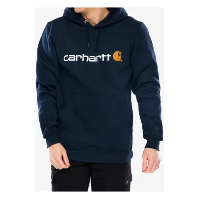 Carhartt Signature Logo Sweatshirt Kapucnis felső - new navy