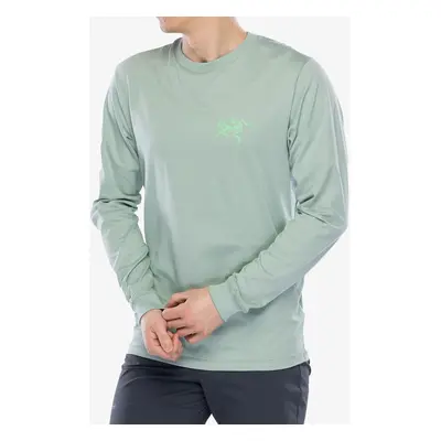 Arcteryx Kragg SL Cotton Bird Tile LS Hosszúujjú - stone green/phosphorescent