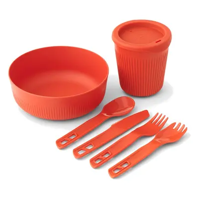 Sea to Summit Passage Dinnerware Set 6P Edénykészlet - orange