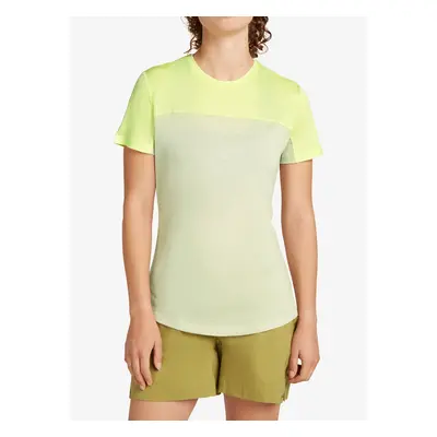 Icebreaker Merino Cool-Lite Sphere III SS Tee Colour Block Női póló - ashen/citrine/cb