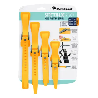 Sea To Summit Stretch-Loc Set - All Sizes mm Pack Hevederek - yellow