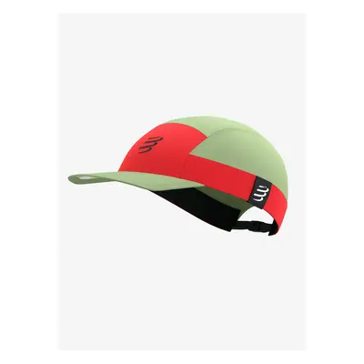 Compressport Panel Light Cap Baseball-Sapka - nile/fluo red