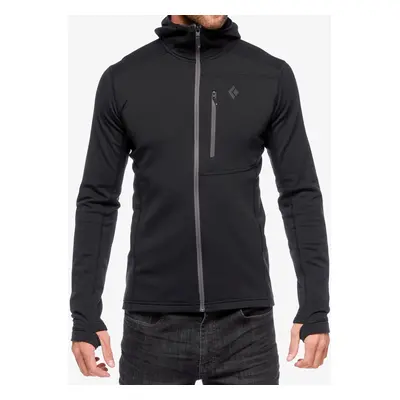 Black Diamond Coefficient Fleece Hoody Kapucnis felső - black