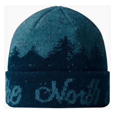 The North Face Cabin Mountainscape Beanie Téli sapka - midnight petrol/algae blue