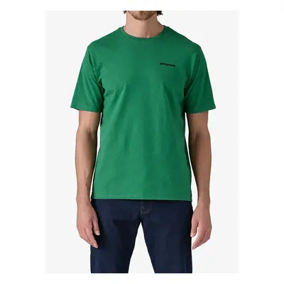 Patagonia P-6 Logo Responsibili-Tee Nyomtatott póló - p-6 outline/heartleaf green