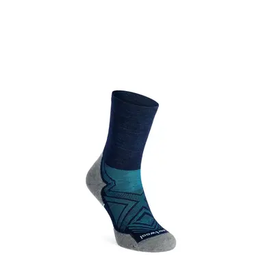 Smartwool Run Targeted Cushion Mid Crew Socks Futózokni - deep navy