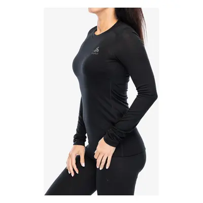 Odlo Merino BL Top Crew Neck LS Termoaktív női felső - black