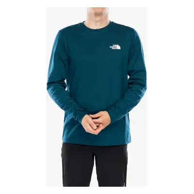 The North Face L/S Simple Dome Tee Hosszú ujjú póló - midnight petrol