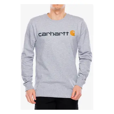 Carhartt Core Logo T-Shirt L/S Férfi pulóver - heather grey