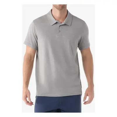 Smartwool Short Sleeve Polo Pólóing - light gray heather