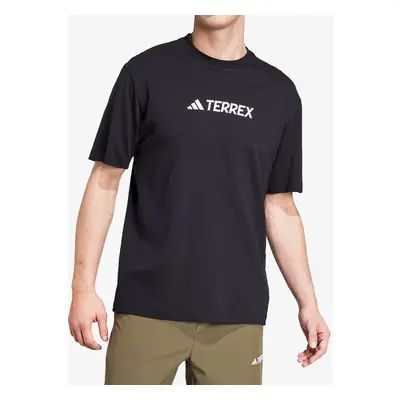 adidas TERREX Terrex Classic Logo Tee Pamutpóló - black